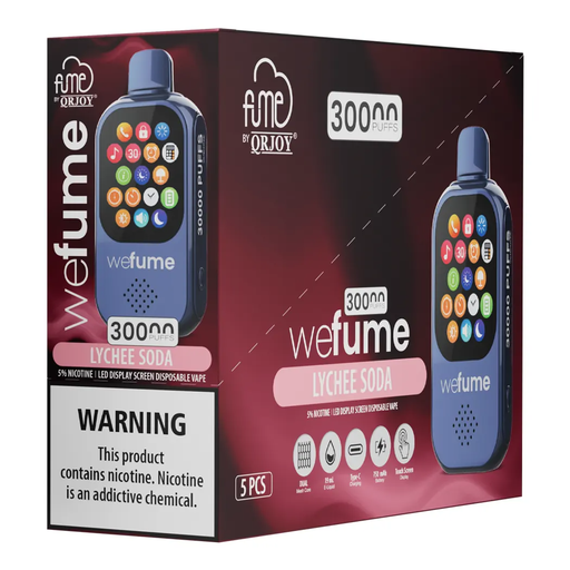 WeFume 5pk 5% 30k Lychee Soda Box (6941821728107)