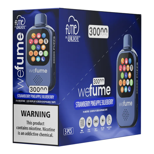 WeFume 5pk 5% 30k Strawberry Pineapple Blueberry Box (6941821728091)