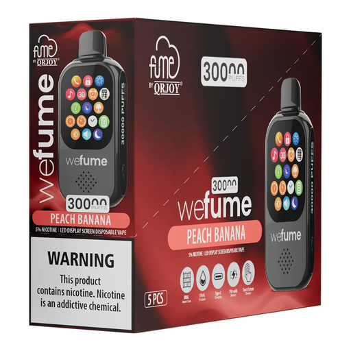WeFume 5pk 5% 30k Peach Banana Box (6941821728008)