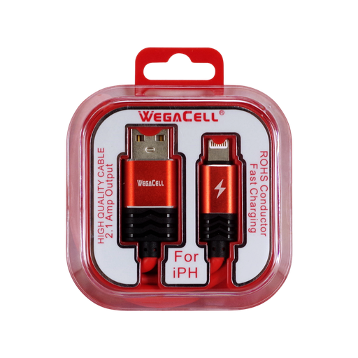 Wegacell Heavy Duty Type Cable USB - Iphone Box (713091519732) Unit (602299757285)