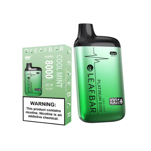 LeafBar 10pk 8k Cool Mint Box (6976120972388)