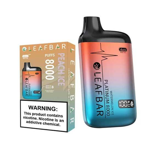 LeafBar 5pk 8k Peach Ice Box (6976120971015)