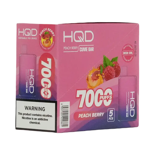 HqdBar 5pk 5% 7k Peach Berry Box (6937105422861)