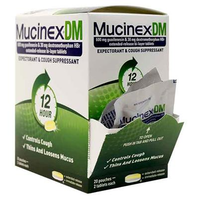 Mucinex DM Dispenser 20 x 2's [20/cs.] (655708016503)