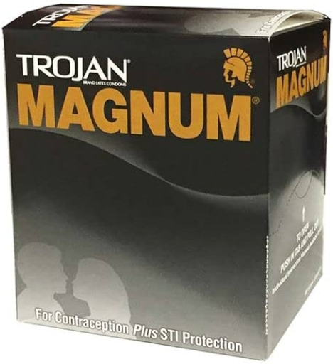 Trojan Condoms in Dispensers - Magnum 48 x 1 [20/cs.] (655708157879)
