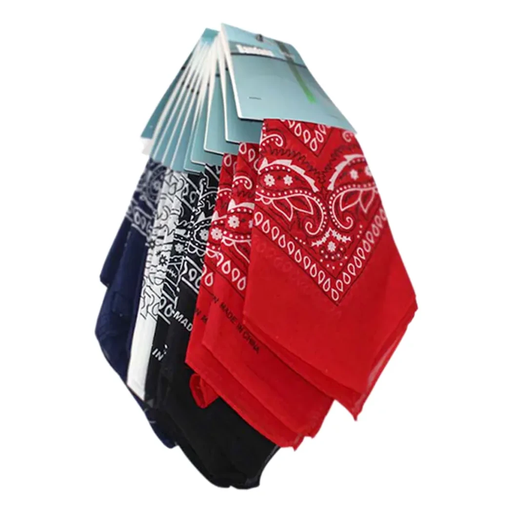 Bandana on hang card 12pk bundle Box (30655708011387) Unit (655707011386)