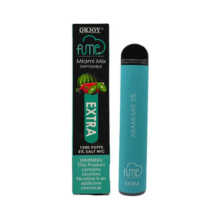 FumeExtra 10pk 5% 1.5k Miami Mint Box (6974710146690)