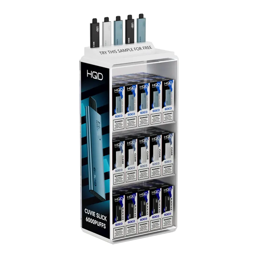 HQD SLICK DISPLAY WITH 100 PC ASSORTED 1CT