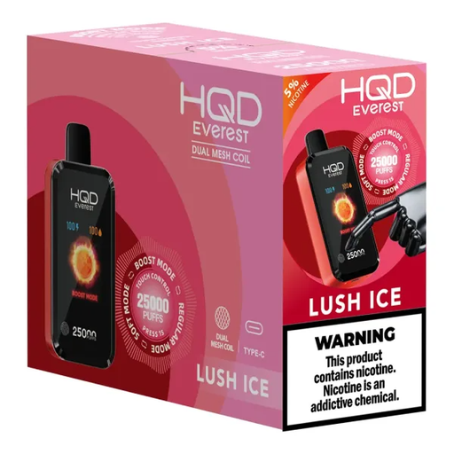 HqdEverest 5pk 5% 25k Lush Ice Box (6937105492604) Unit (6937105492611)