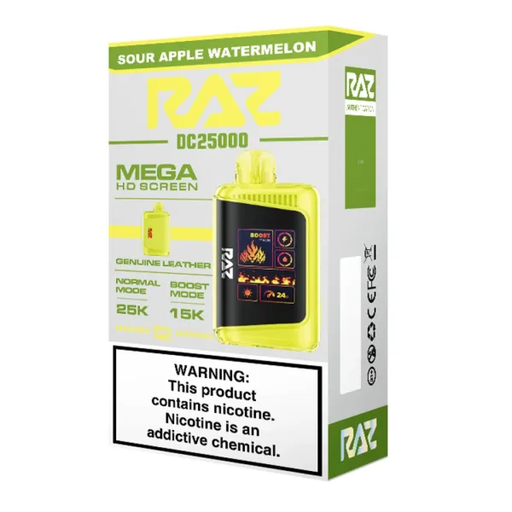 RazDc25000 5pk 5% 25k Sour Apple Watermelon Box (6975984057033)