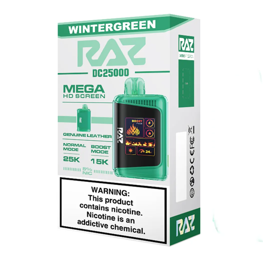 RazDc25000 5pk 5% 25k Wintergreen Box (6975984056890) Unit (6975984056883)