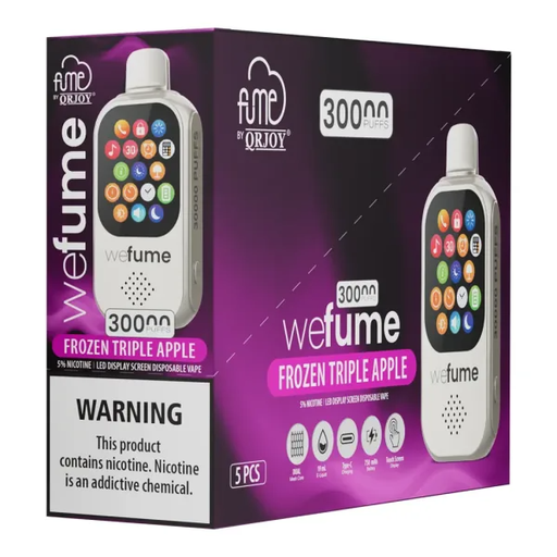 WeFume 5pk 5% 30k Frozen Triple Apple Box (6941821728077) Unit (6941821727889)