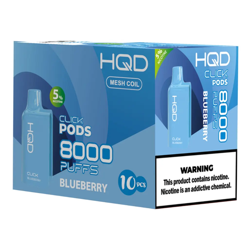 HqdClick-Pods 10pk 5% 8k Blueberry Box (6923742000746)