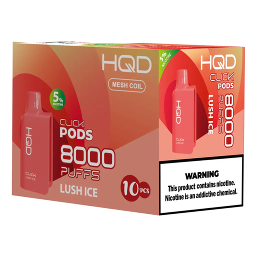 HqdClick-Pods 10pk 5% 8k Lush Ice Box (6923742000814) Unit (6923742000807)