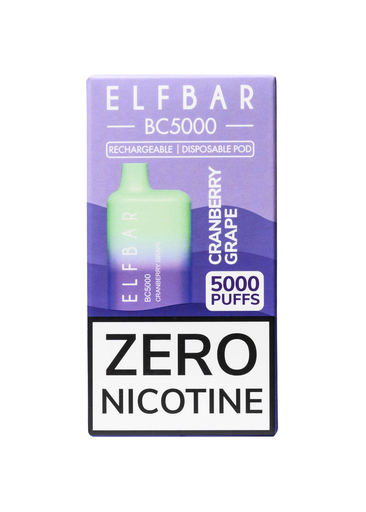 ElfBar BC5000 10pk 0% Cranberry Grape Box (4895257202989) 