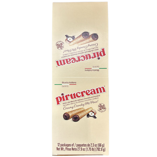 PIRUCREAM CHOCOLATE  DISPLAY (12 X 66grs) UNIT (7466762939706)