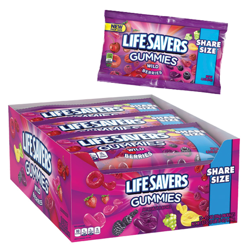 Life Savers Gummies Wild Berries 15ct BOX-(022000135117) UNIT (022000074072)