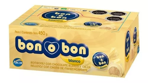 BON O BON BLANCO 30CT/15.87oz (450g) BOX (7502230942363) UNIT (75027988)
