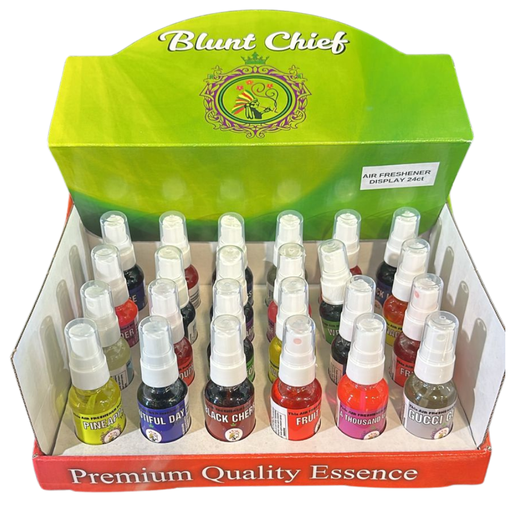 BLUNT CHIEF AIR FRESHENER DISPLAY 24ct (735424923511)