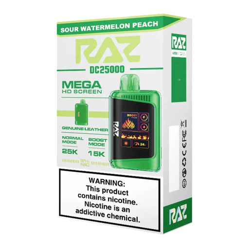 RazDc25000 5pk 5% 25k Sour Watermelon Box (6975984057057) Unit (69759840570040)