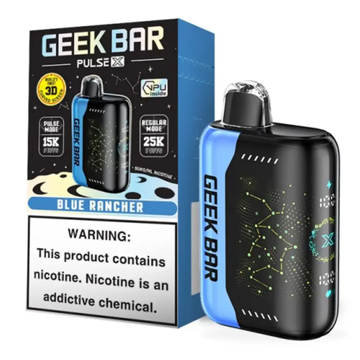 GeekBarPulseX 5pk 5% 25k Blue Rancher Box (6977454904175) Unit (6977454904168)