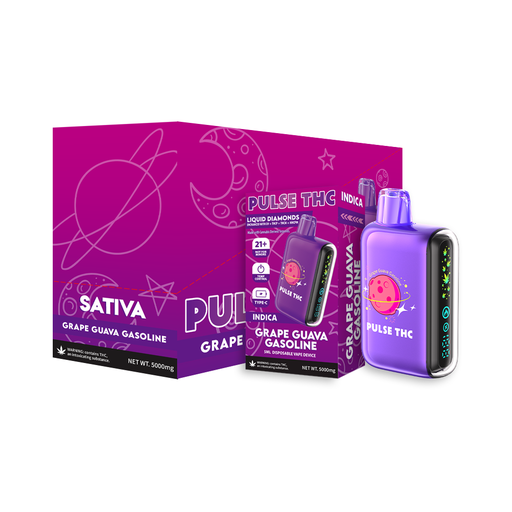 GeekPulseThc 5pk Grape Guava Gasolina Box (614998112975) Unit (614998112913)