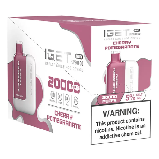 IgetKit 5pk 5% 20k Cherry Pomegranate Box (6936927634308) Unit (6936927634100)
