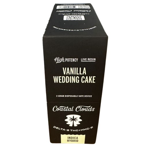Coastal Clouds Vanilla Wedding Cake 2g (High Potency, Live Resin) - 5ct. Display - (684417990736)