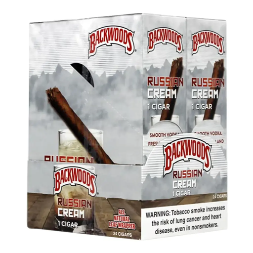 BACKWOODS 24 CT RUSSIAN CREAM BOX-(071610303089) 