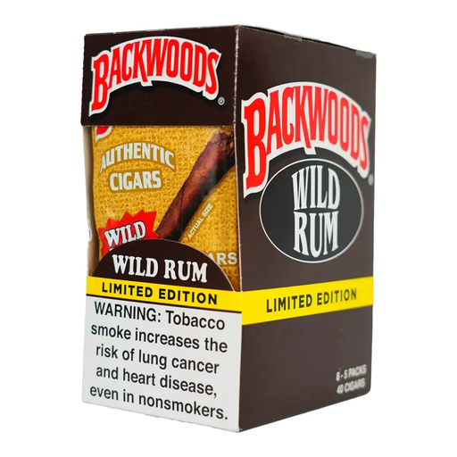 Backwoods 5pk 40ct Wild Rum Box (071610340305)