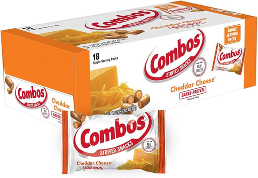 Combos 18pk Cheddar Cheese Pretzel Box (041419715710)
