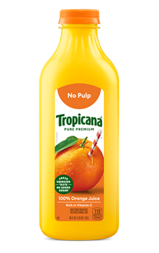 TROPICANA PREMIUM 11OZ OJ NO PULP 1/12 Box (10048500206031) Unit (048500206027)