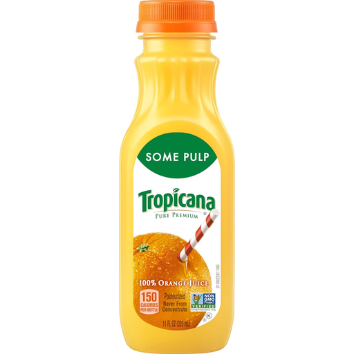 TROPICANA PREMIUM 11OZ OJ SOME PULP 1/12 (00048500207178)