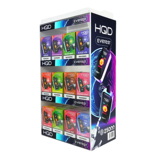 HqdCuvieEverest Display 60pk 12ct Assorted Flavors