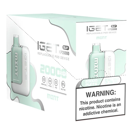 IgetKit 5pk 5% 20k Mint Box (6936927634254) Unit (6936927634056)