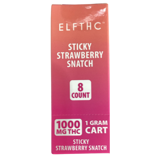 ELF THC 1000 MG STICKY STRAWBERRY SNATCH 8 COUNT (728633591053)