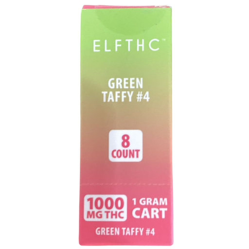 ELF THC 1000 MG GREEN TAFFY #4 8 COUNT (728633591039)
