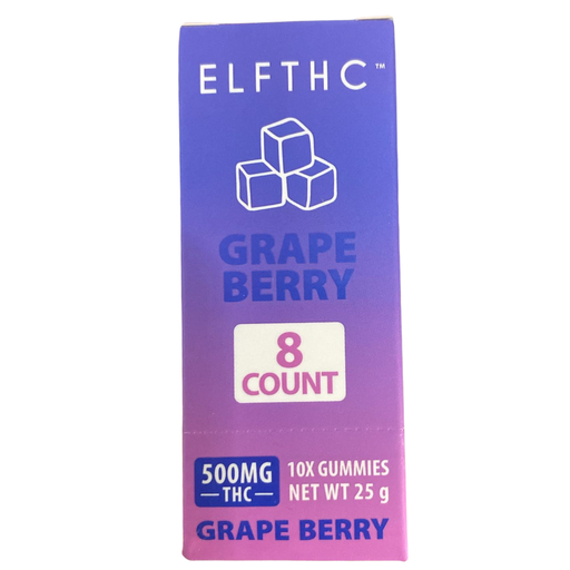 ELF THC 500 MG GRAPE BERRY 8 COUNT (614998111572) 