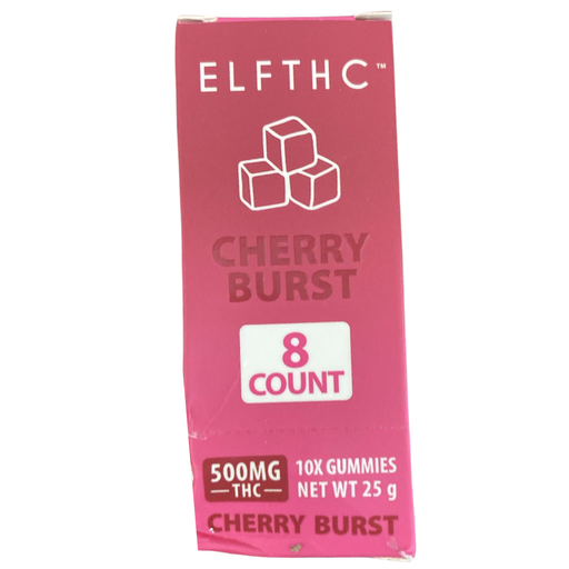 ELF THC 500 MG CHERRY BURST 8 COUNT (614998111619) 