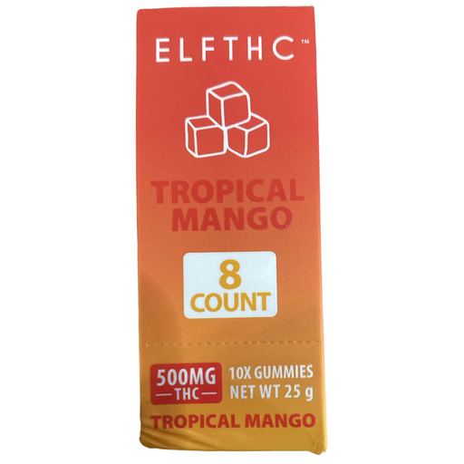 ELF THC 500 MG TROPICAL MANGO 8 COUNT (614998111558)