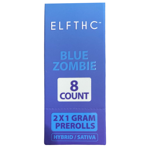 ELF THC 2x1 GRAM PREROLLS BLUE ZOMBIE 8 COUNT (614998111541)