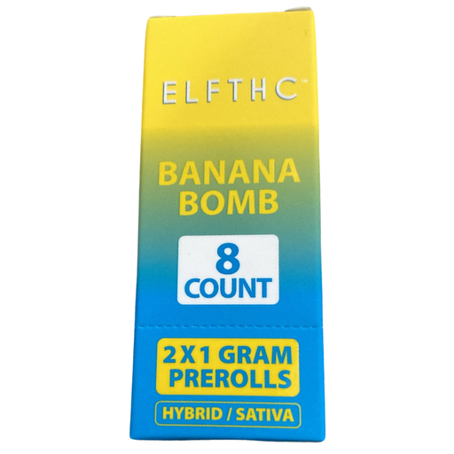 ELF THC 2x1 GRAM PREROLLS BANANA BOMB 8 COUNT (614998111480)