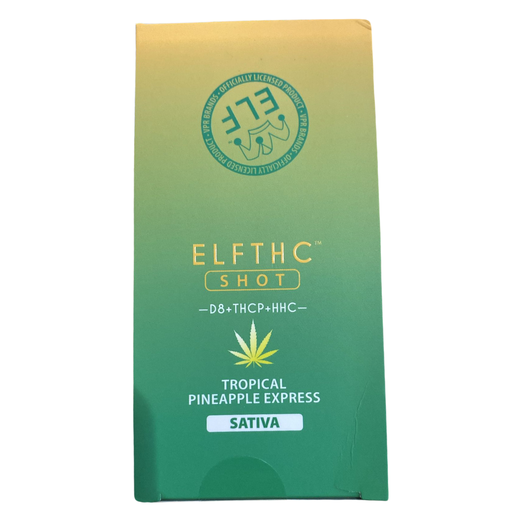 ELF THC SHOT TROPICAL PINEAPPLE EXPRESS 8 COUNT (728633591497) 