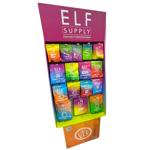ELF SUPPLY DISPLAY HIGH QUALITY SMOKE ACCESSORIES 96 PCS