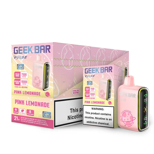 GeekBarPulse 5pk 5% 15k Pink Lemonade Box (810125434891)