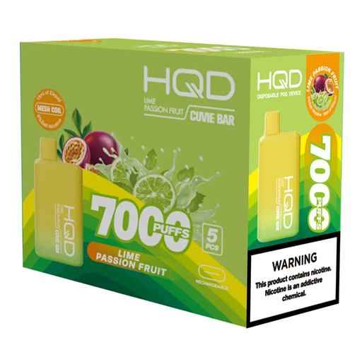 HqdBar 5pk 5% 7k Lime Passion Fruit Box (6937105411384)