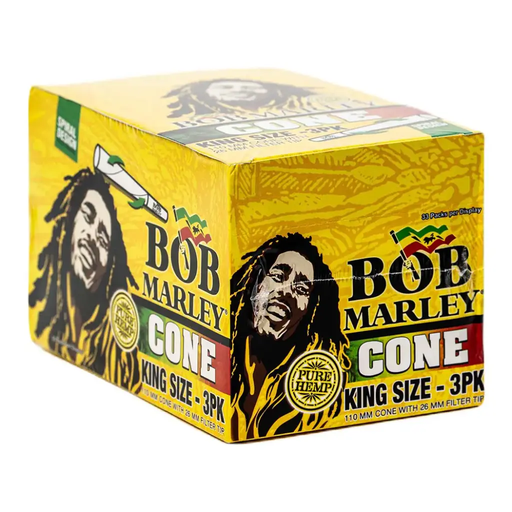BOB MARLEY CONE KING SIZE 3PK (10857545012022)UNIT (857545012025)