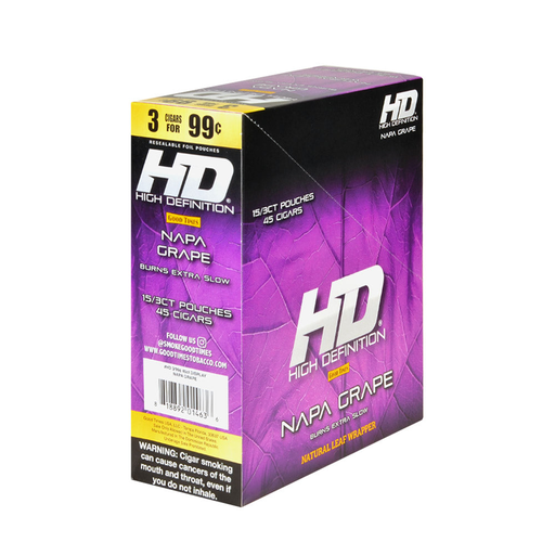 GT HD 3 For $0.99 15pk Grape Box (818892014636)