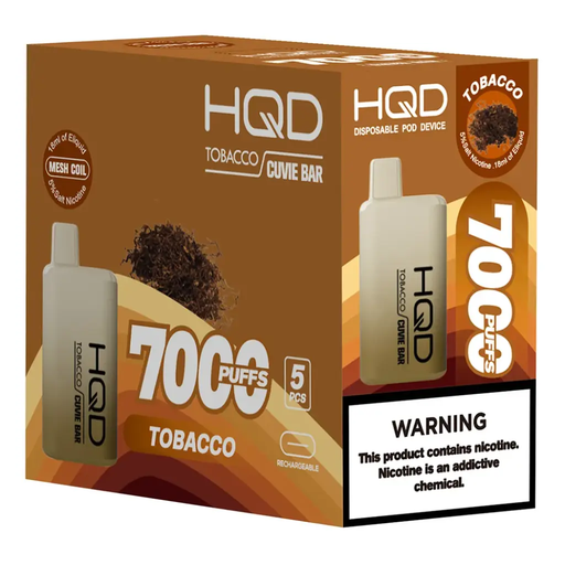 HqdBar 5pk 5% 7k Tobacco Box (6937105449448)