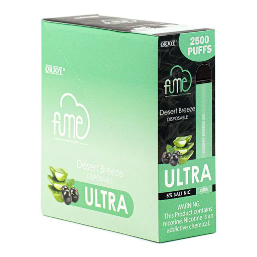 FumeUltra 10pk 5% 2.5k Desert Breeze New Box (6974710145433)